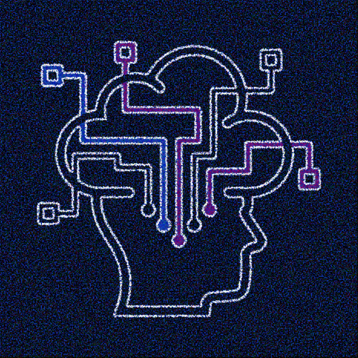 Illustration mettant l'accent sur les connections qui se font dans le cerveau d'un individu