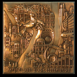 Medaille Lyon Patrimoine Mondial UNESCO